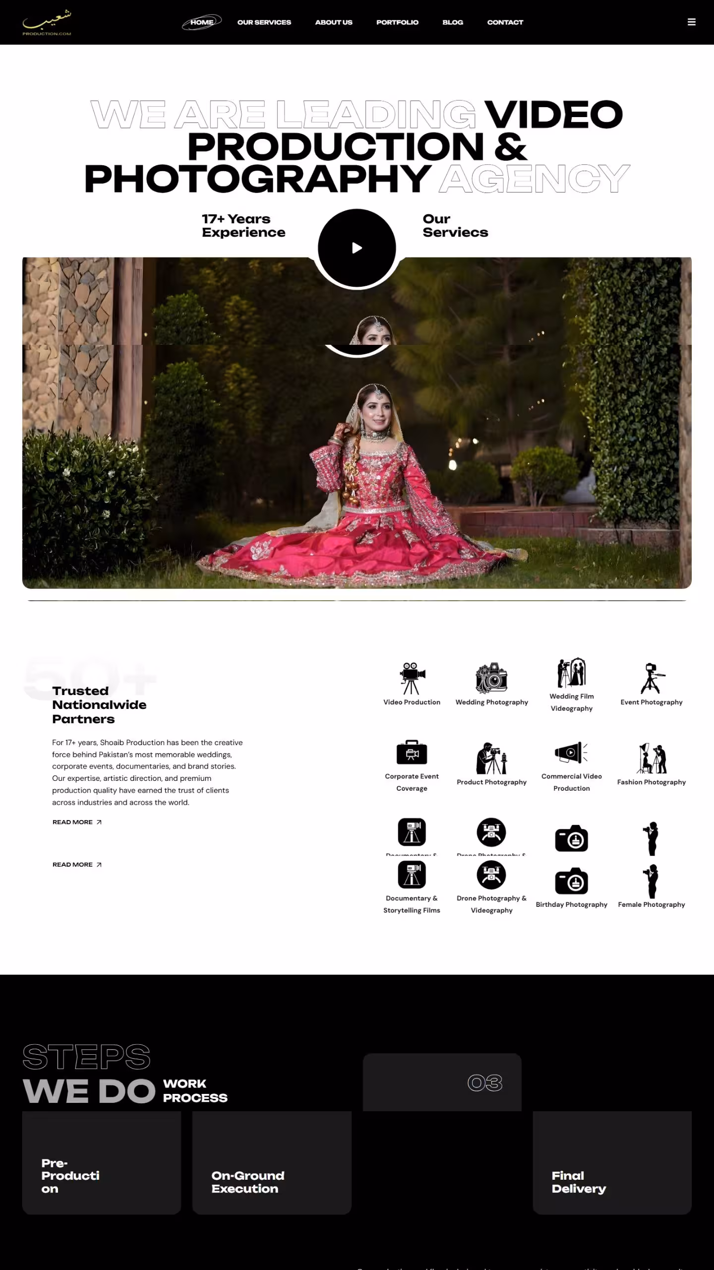 shoaib production website image