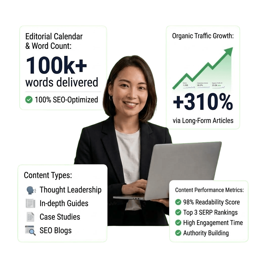 Blogs & Article Writing Services vector graphic image