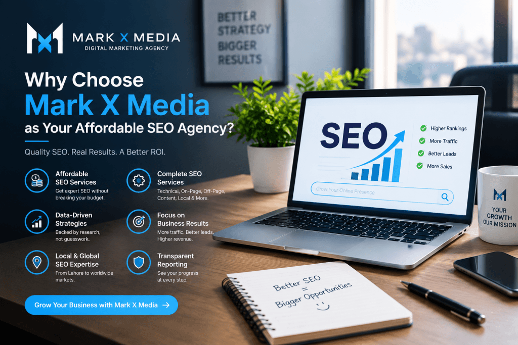 Affordable SEO Services in USA: Expert Agency 2026 1 Why Choose Mark X Media as Your Affordable SEO Agency?